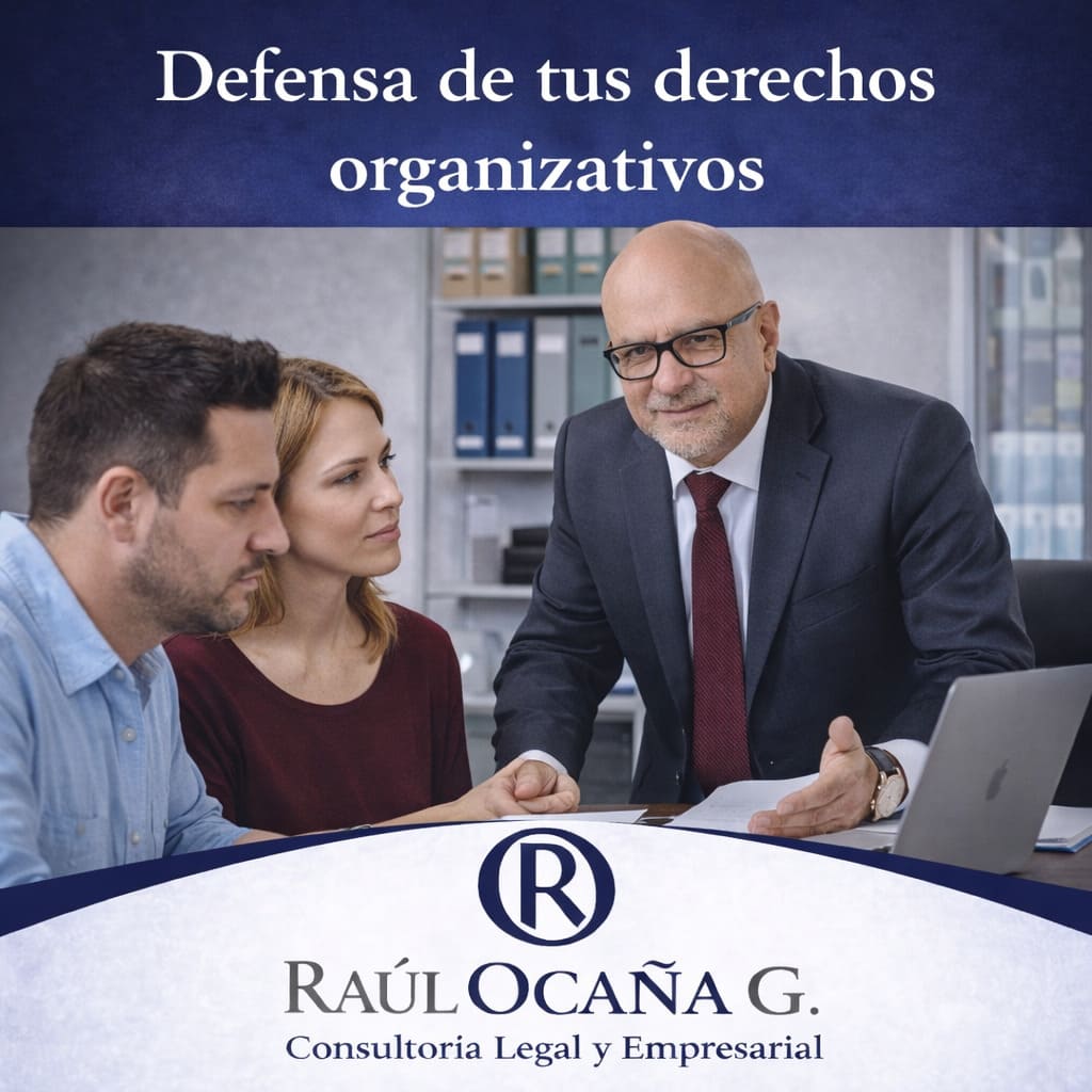 Defensa de tus derechos organizativos